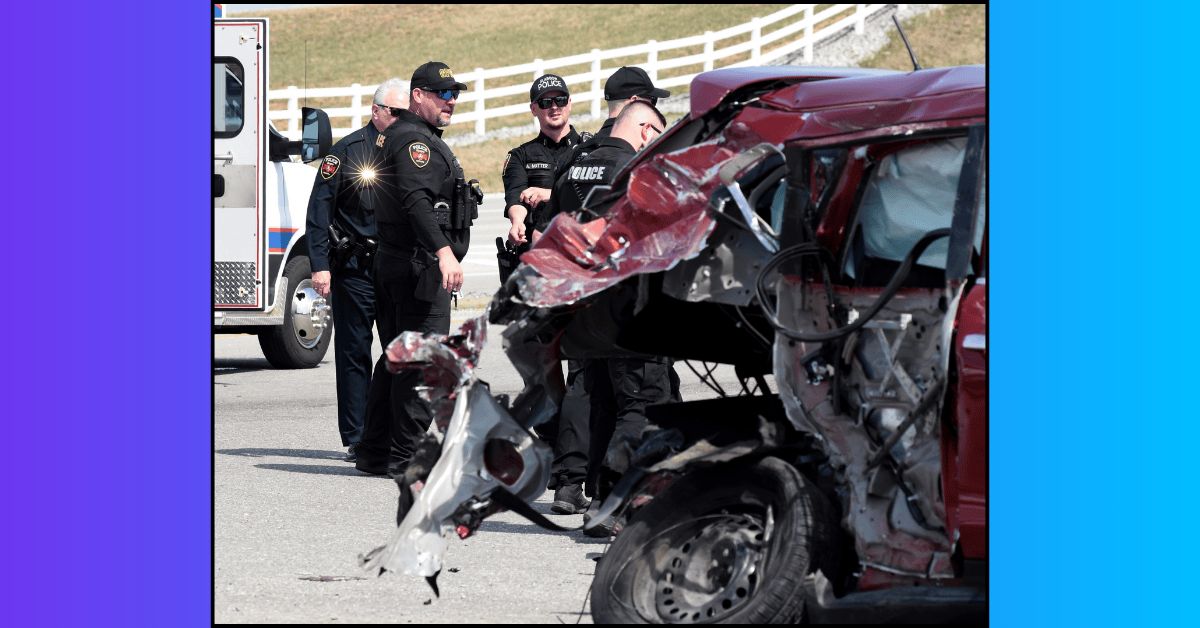 A two-vehicle collision in Glasgow resulted in one injury