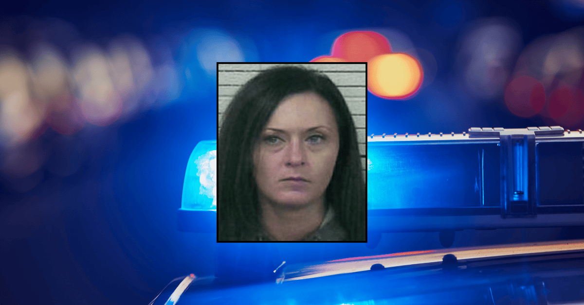 A woman from Harlan County, Kentucky was arrested in Barbourville after drugs were found during a traffic stop for missing a taillight