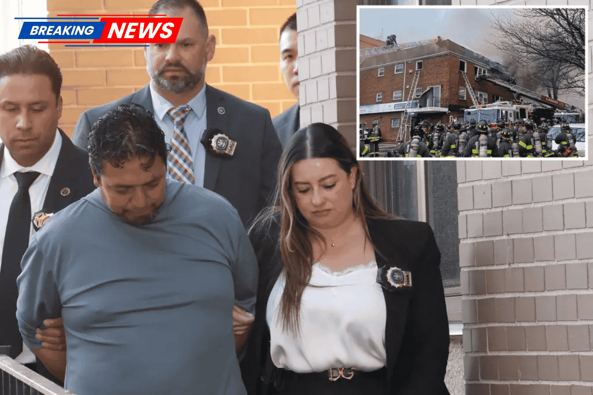 In a random act of terror, a complete stranger was caught for starting a house fire in New York City that killed