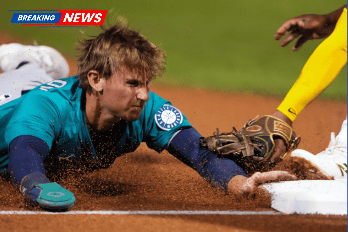 Colt Emerson, a promising prospect for the Mariners, is recovering from fouling a ball off his right foot
