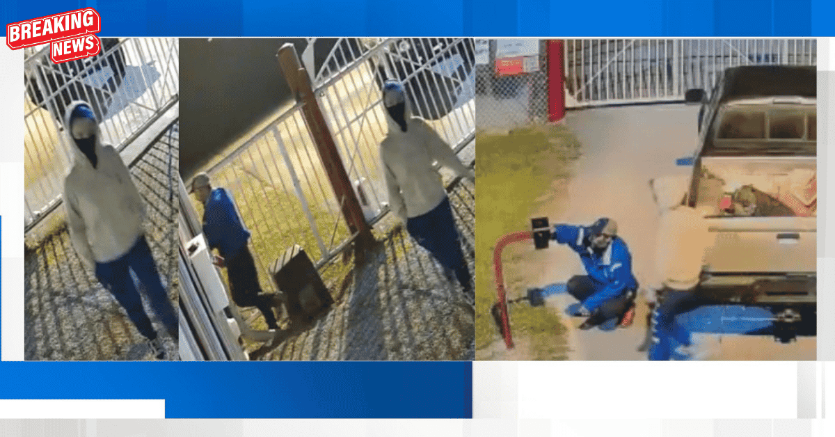 The Laurel County Sheriff's Office looks for possible burglars